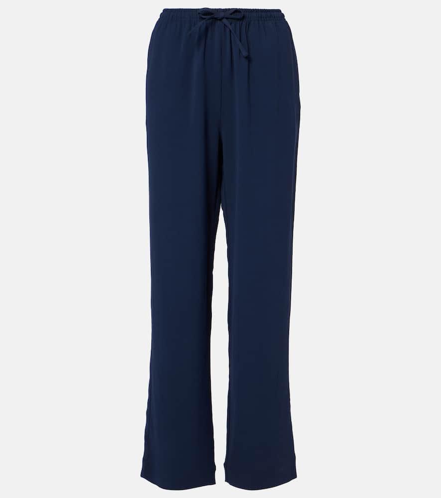 asceno aurelia crêpe straight pants