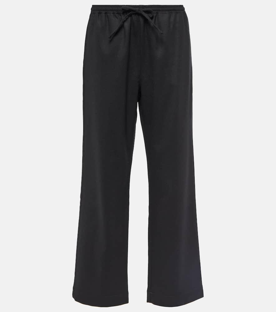 asceno aurelia linen straight pants