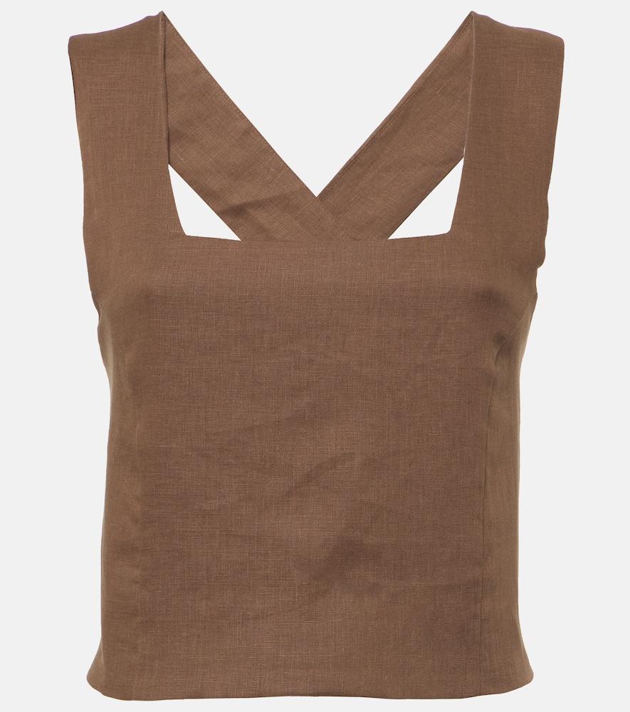 asceno cozumel linen tank top