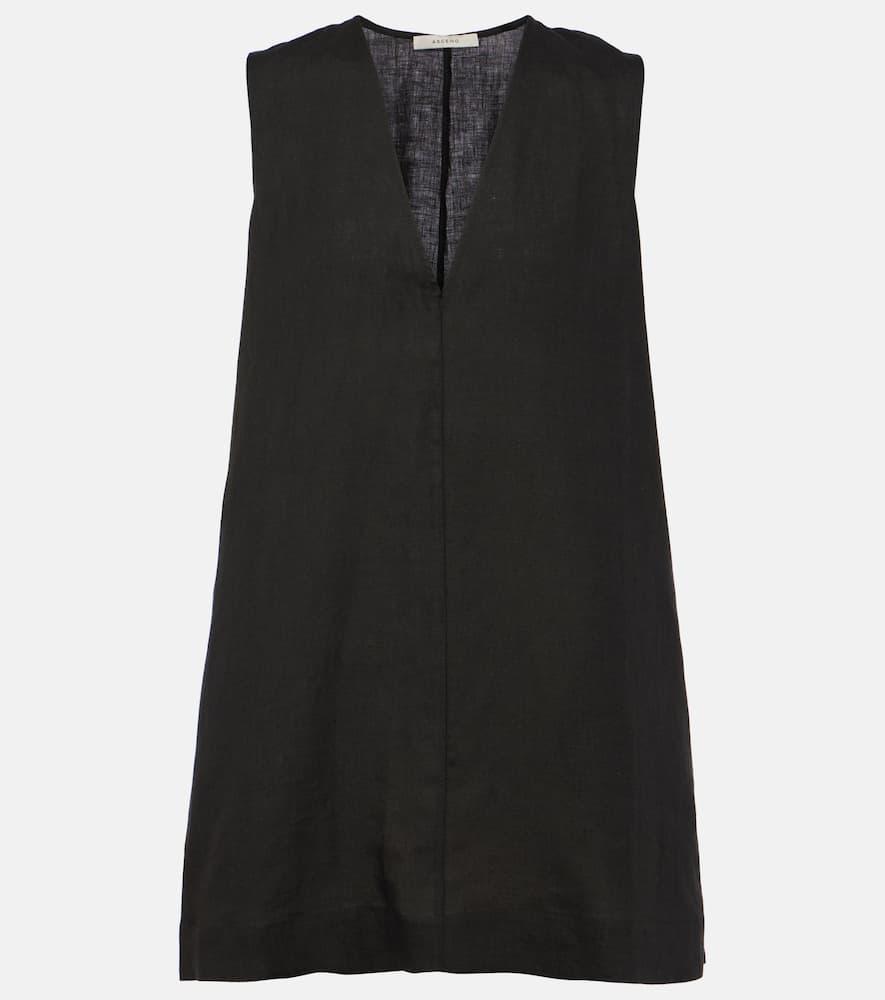 asceno derya linen minidress