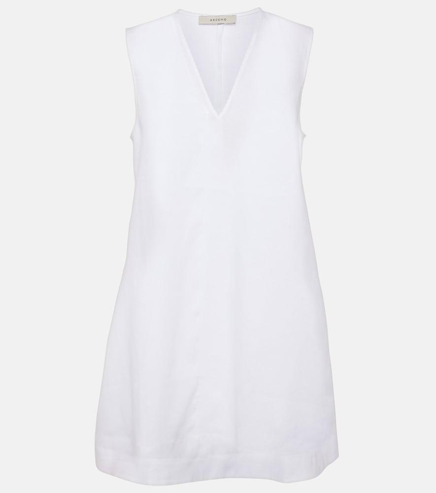 asceno derya linen minidress