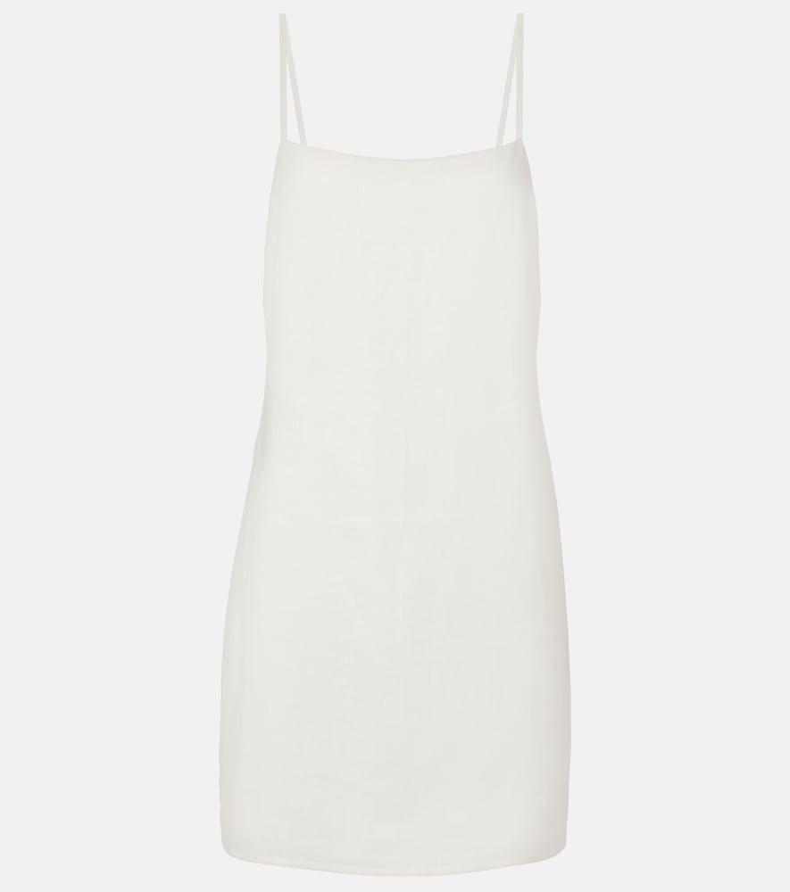 asceno geneva linen minidress