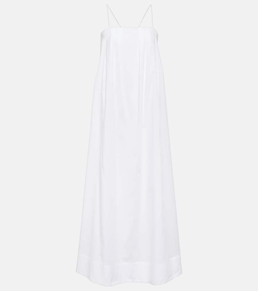 asceno heather cotton batiste maxi dress