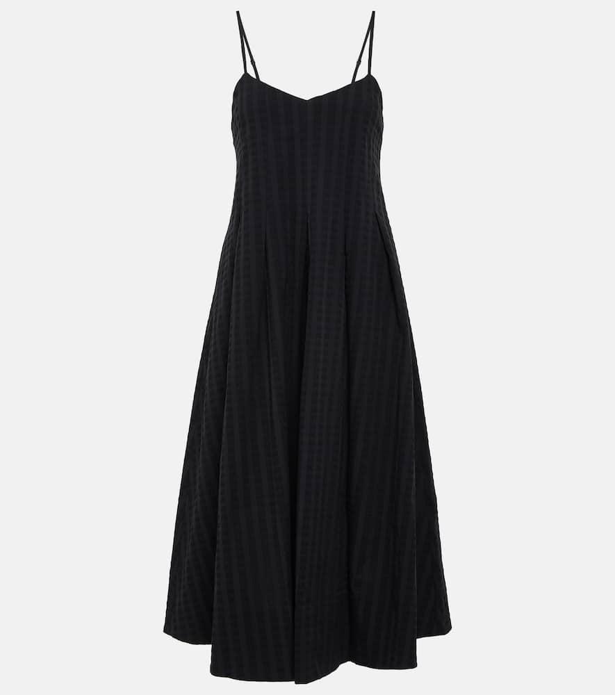 asceno kate cotton midi dress