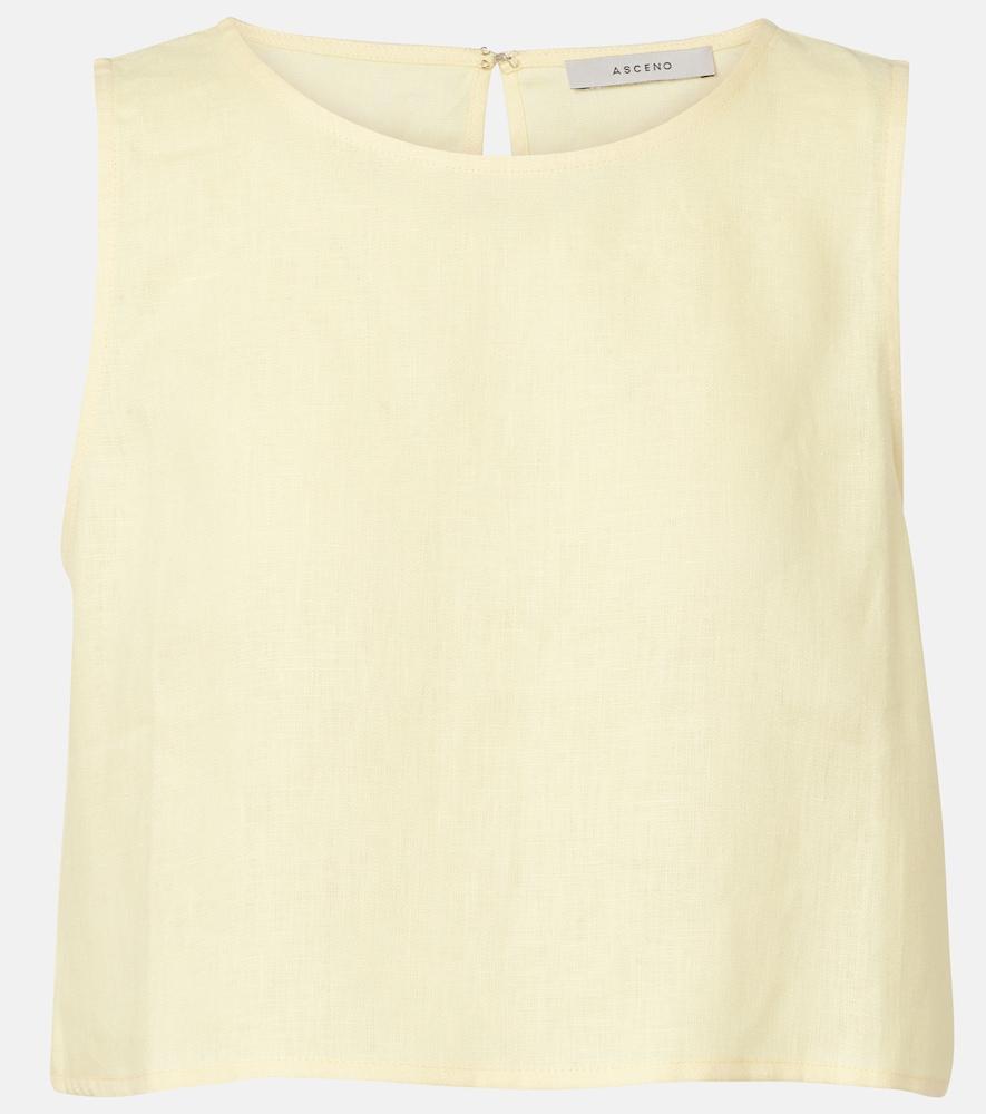 asceno kobe linen top