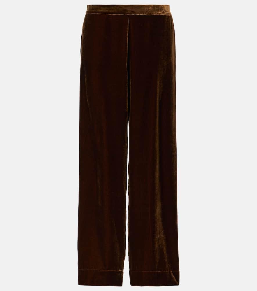 asceno london velvet pajama pants