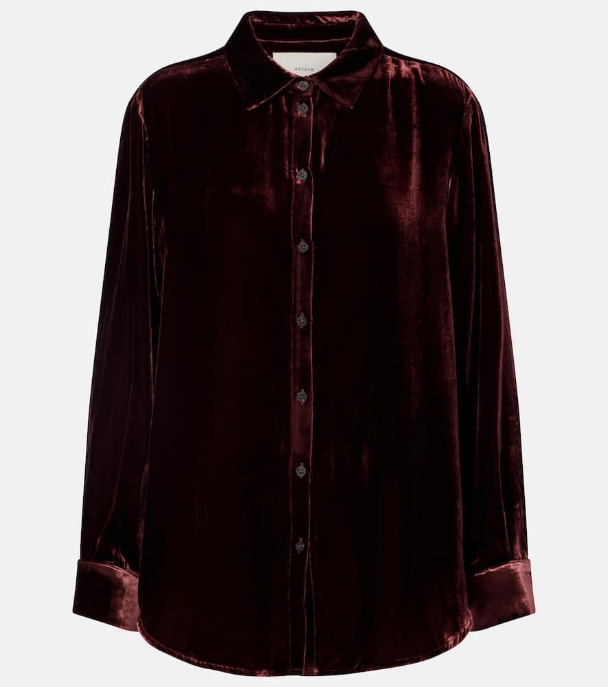 asceno london velvet shirt