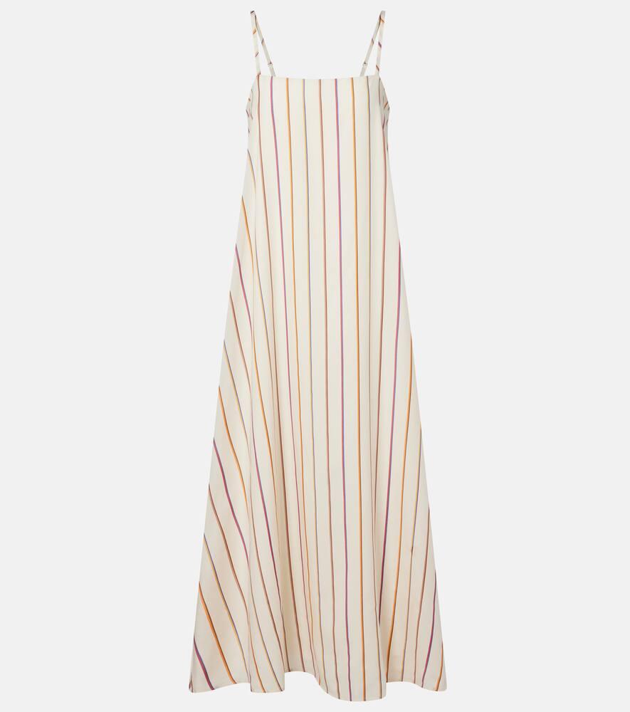 asceno melfi striped maxi dress