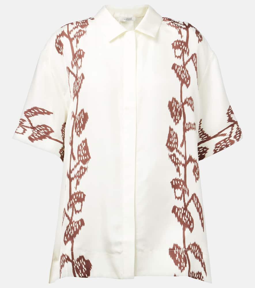 asceno montauk silk twill shirt