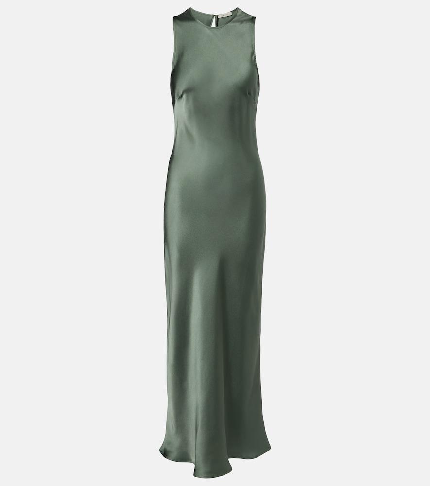 asceno tallin silk maxi dress