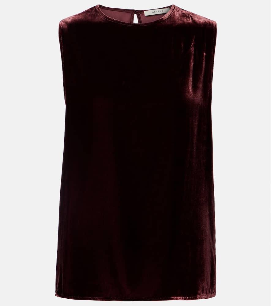 asceno trento velvet tank top