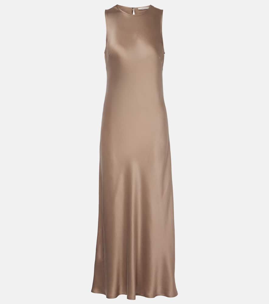asceno valencia silk charmeuse maxi dress