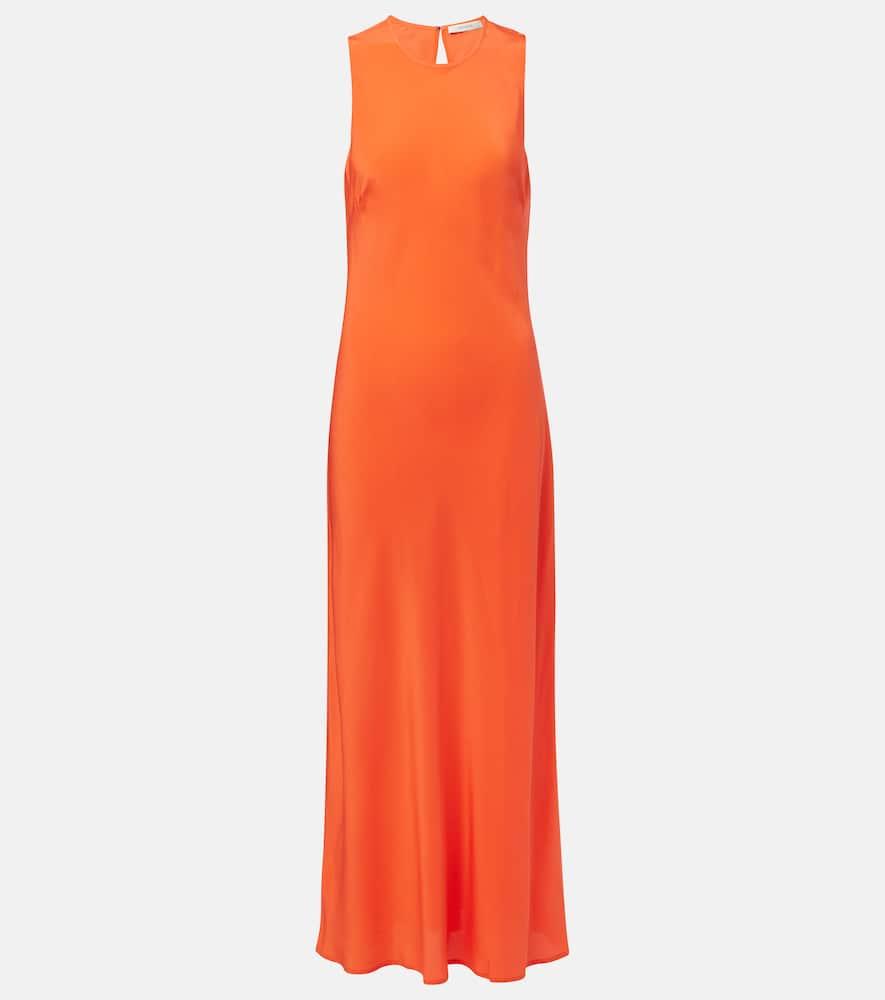 asceno valencia silk maxi dress