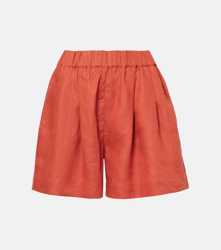 asceno zurich linen shorts