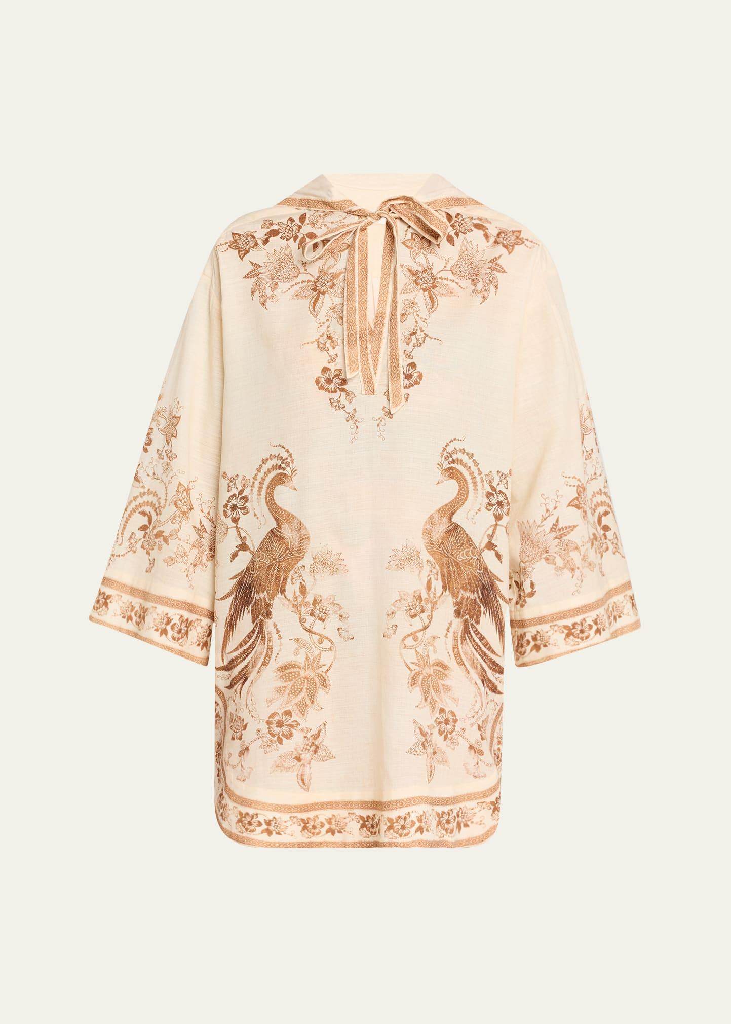 ascension tunic mini dress