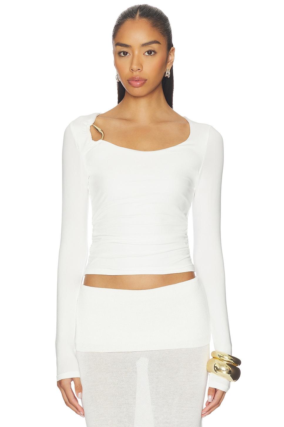 ashley scoop neck top