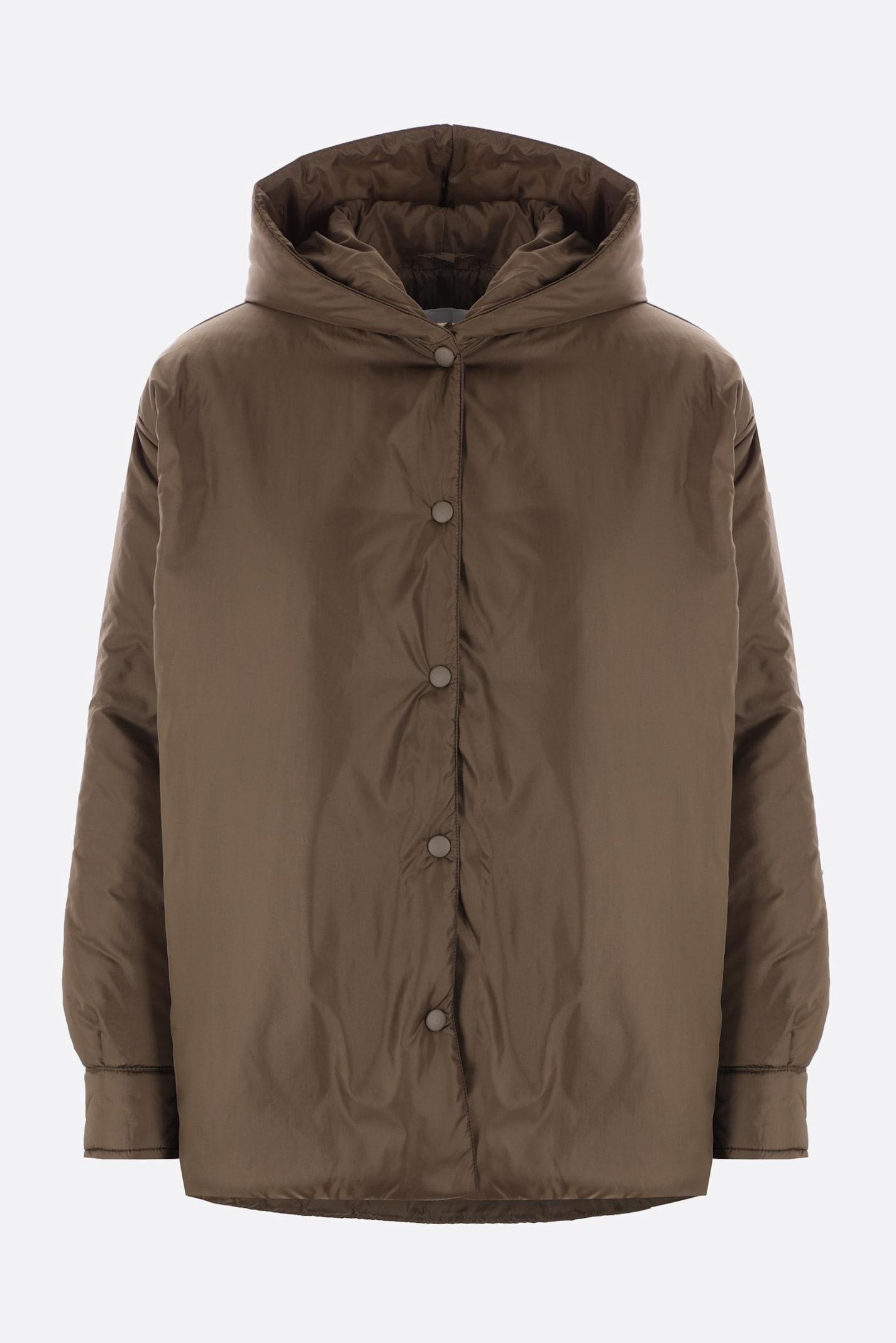 aspesi beth nylon padded jacket