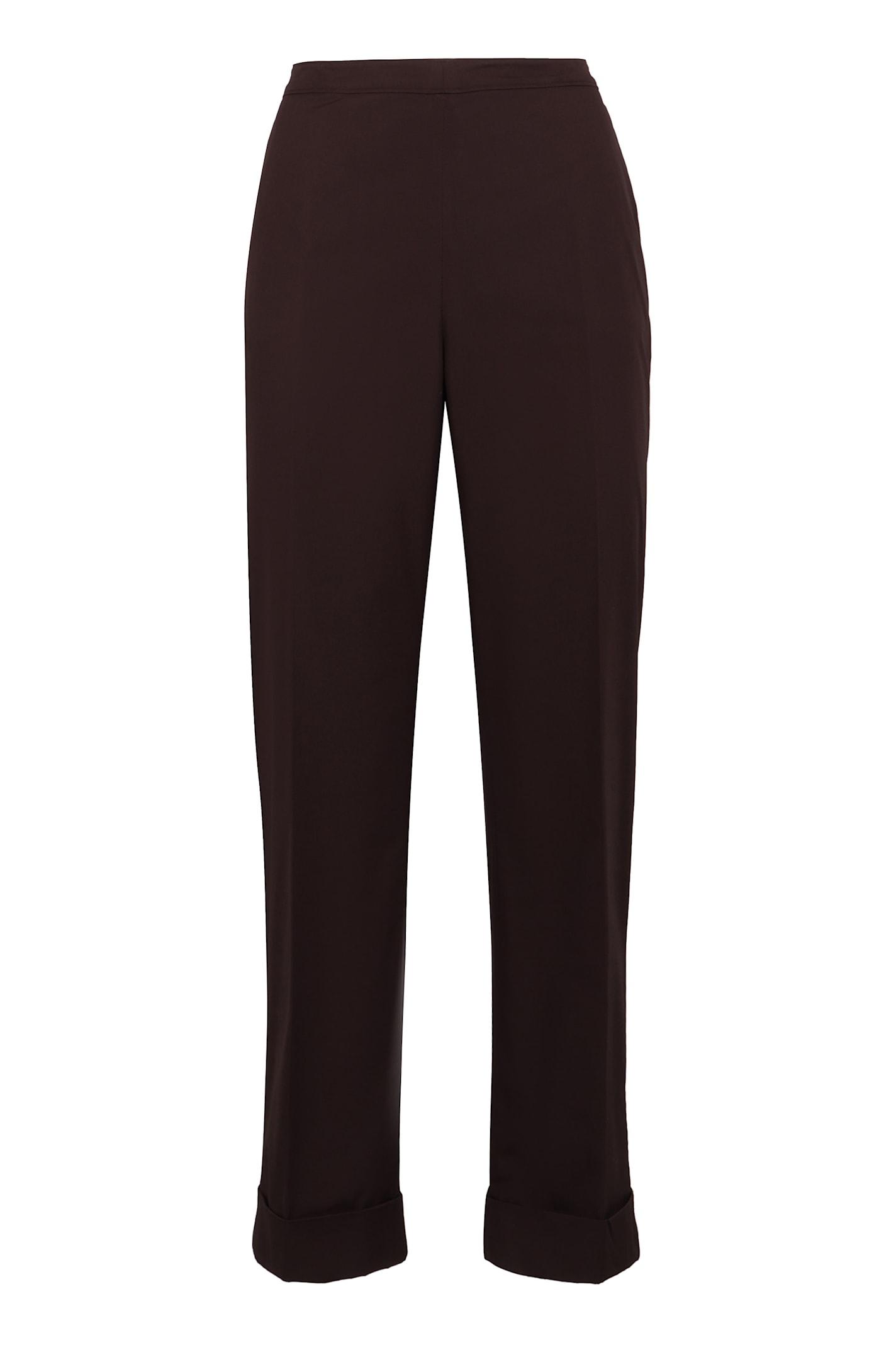 aspesi high-rise cotton trousers