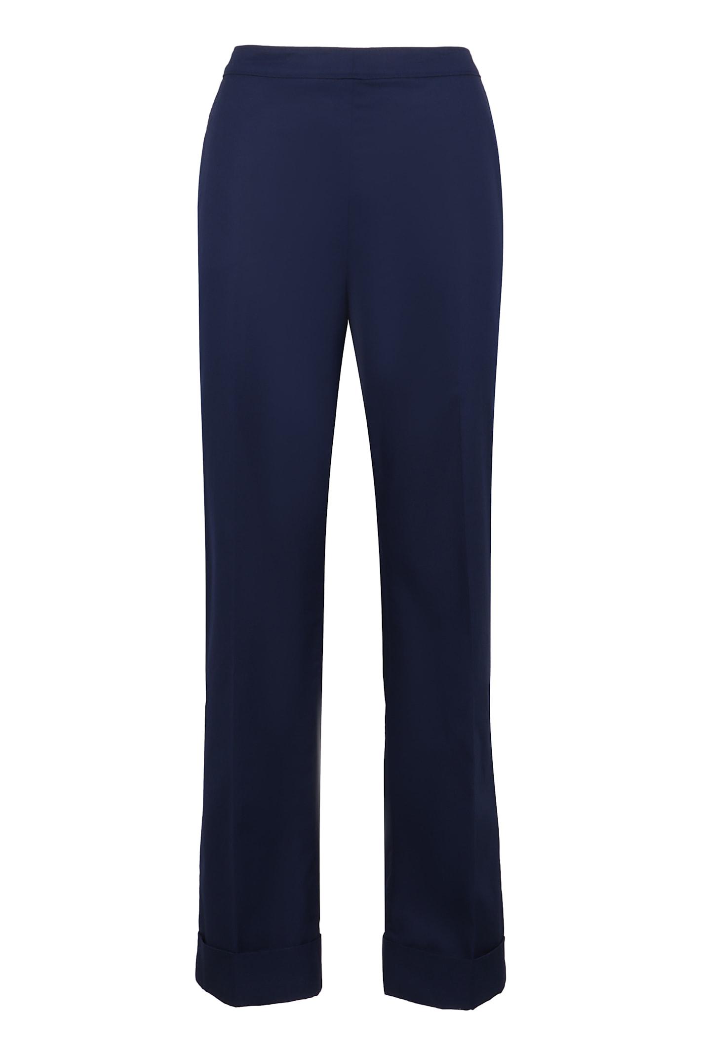 aspesi high-rise cotton trousers
