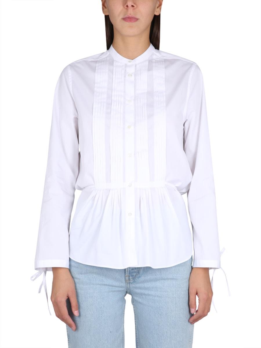 aspesi korean collar shirt