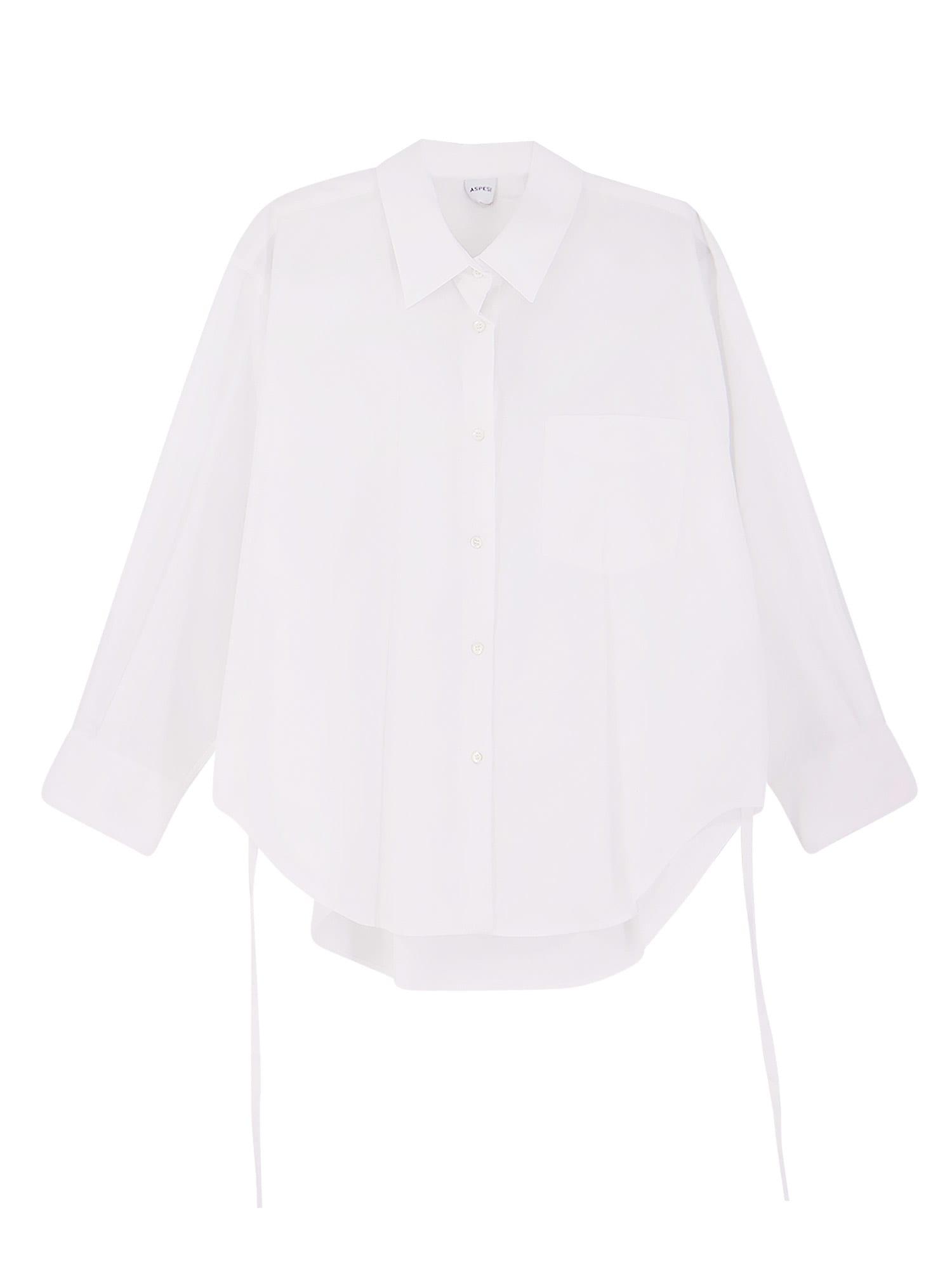 aspesi oversize cotton shirt