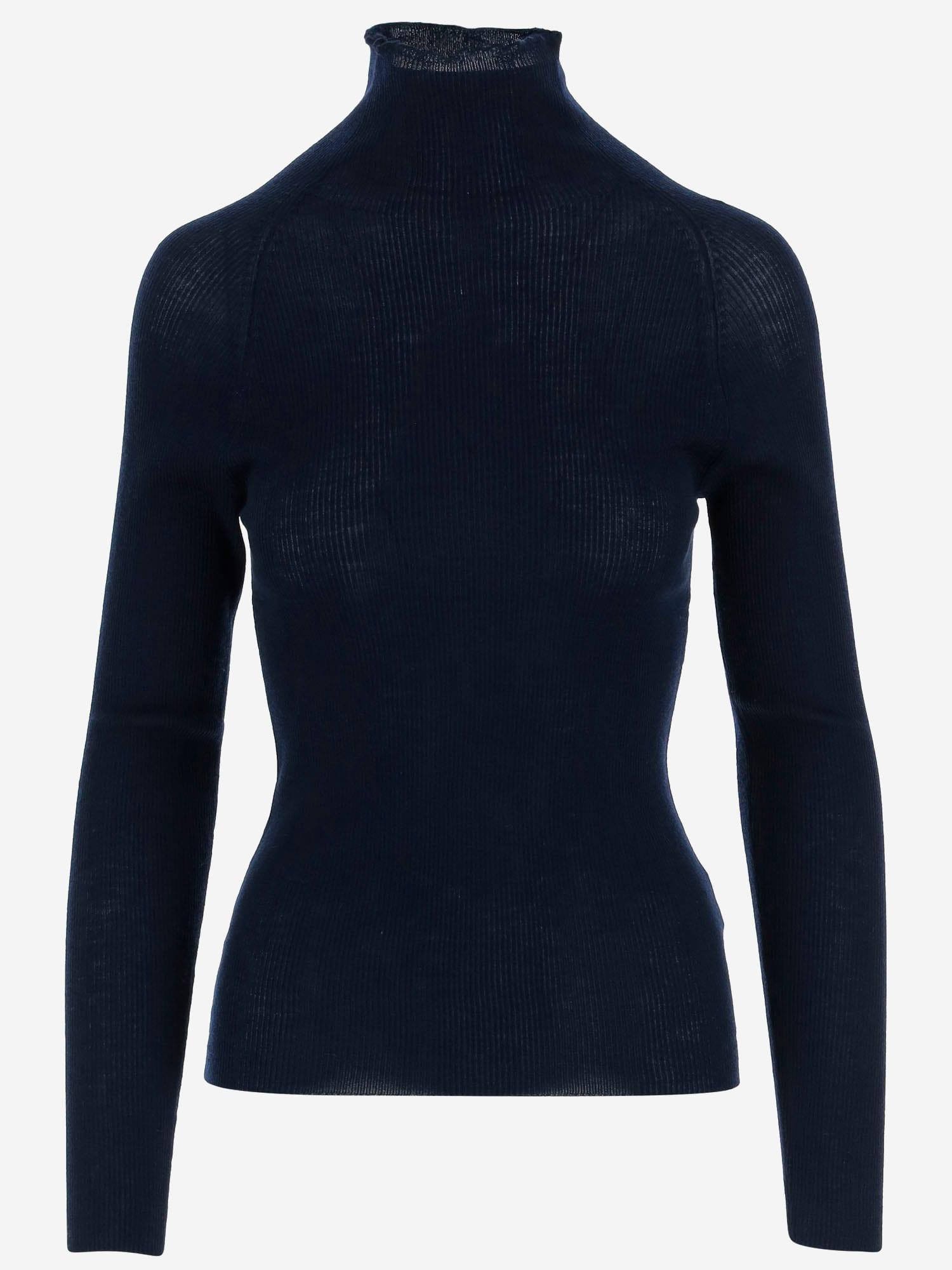 aspesi ribbed wool sweater