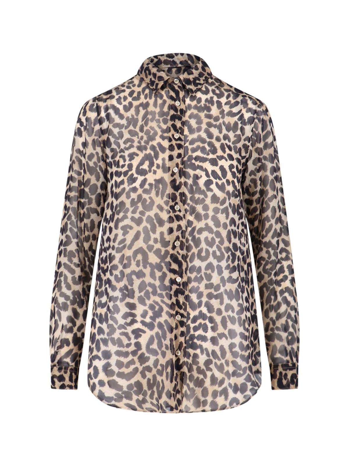 aspesi semi-transparent shirt