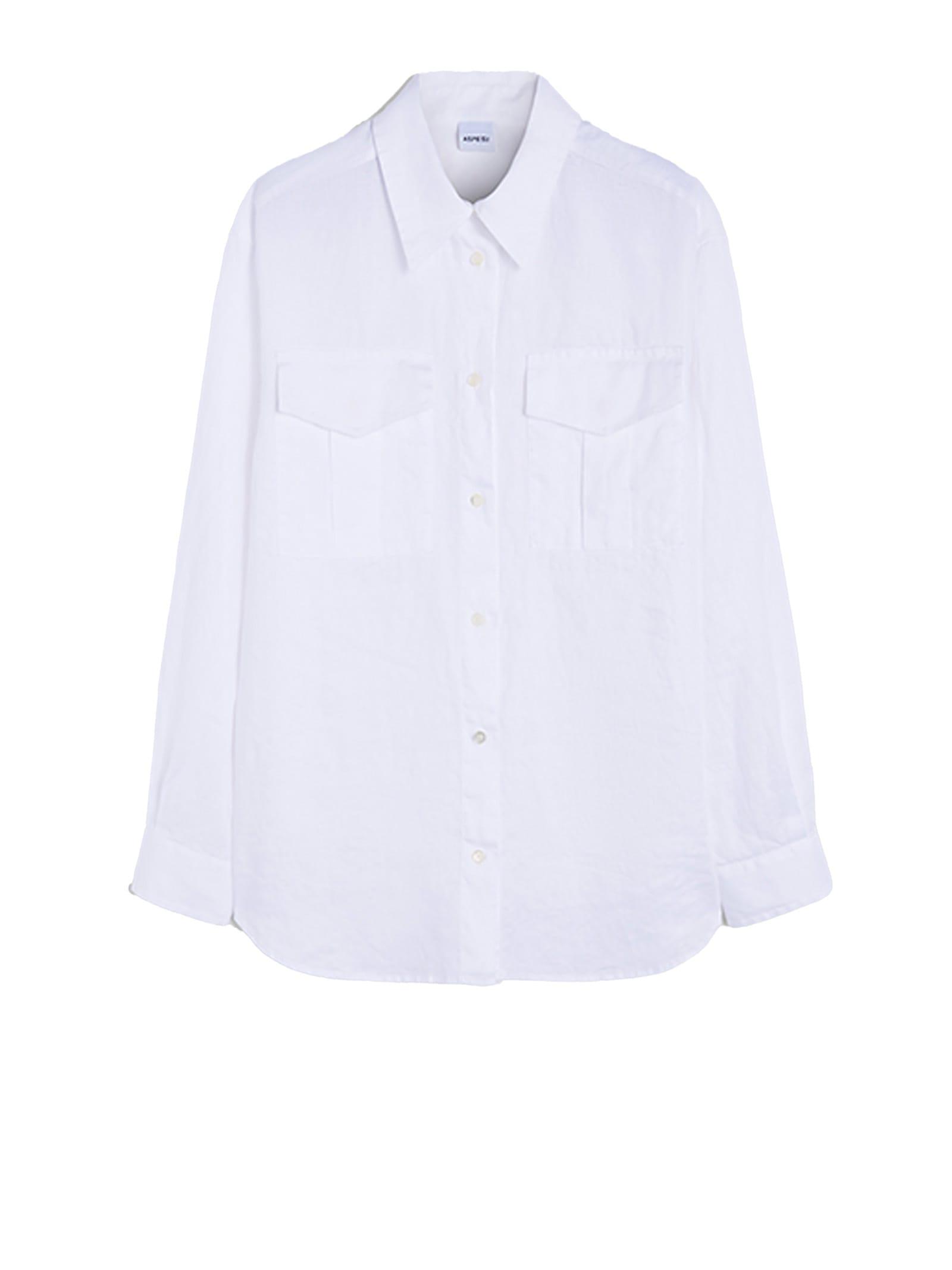 aspesi shirts white