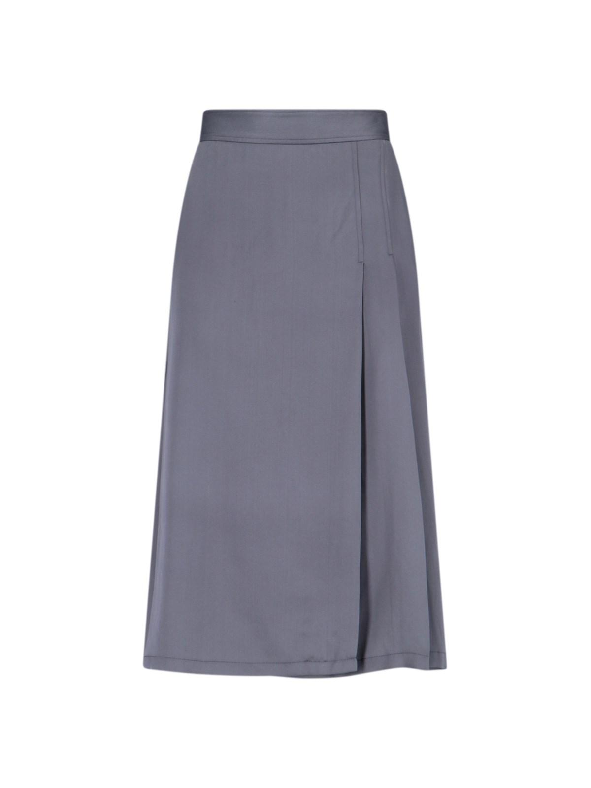 aspesi silk skirt
