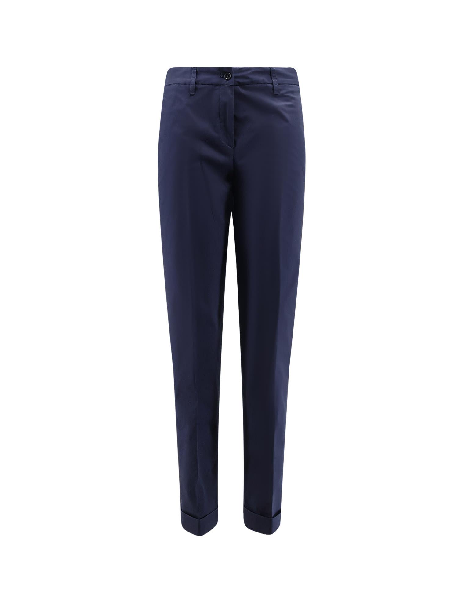 aspesi stretch cotton trousers