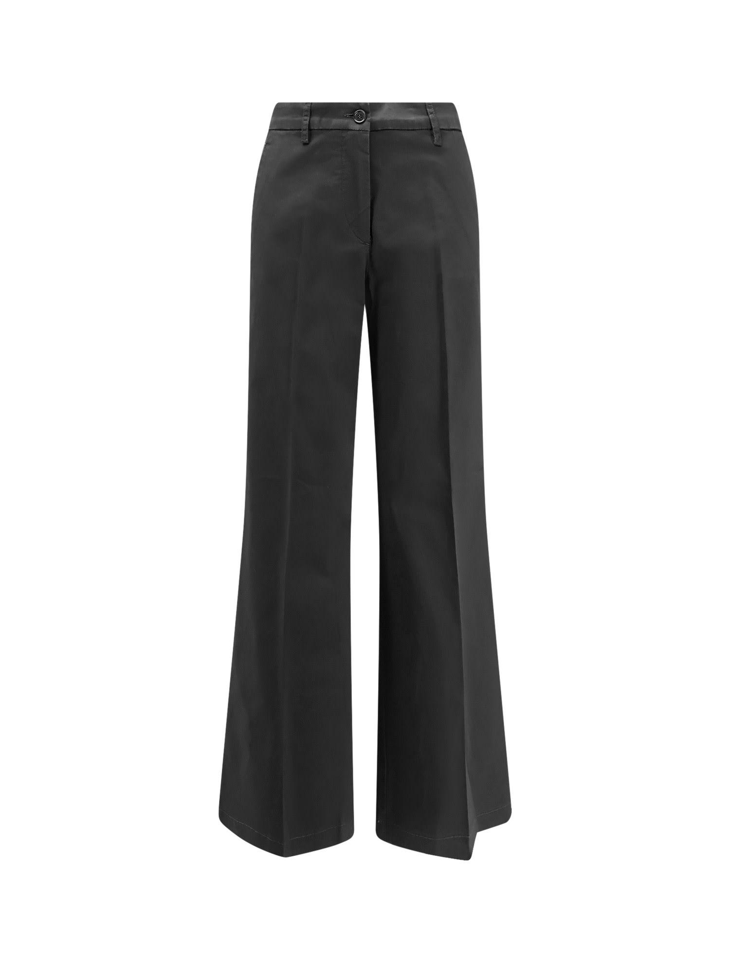 aspesi stretch cotton trousers