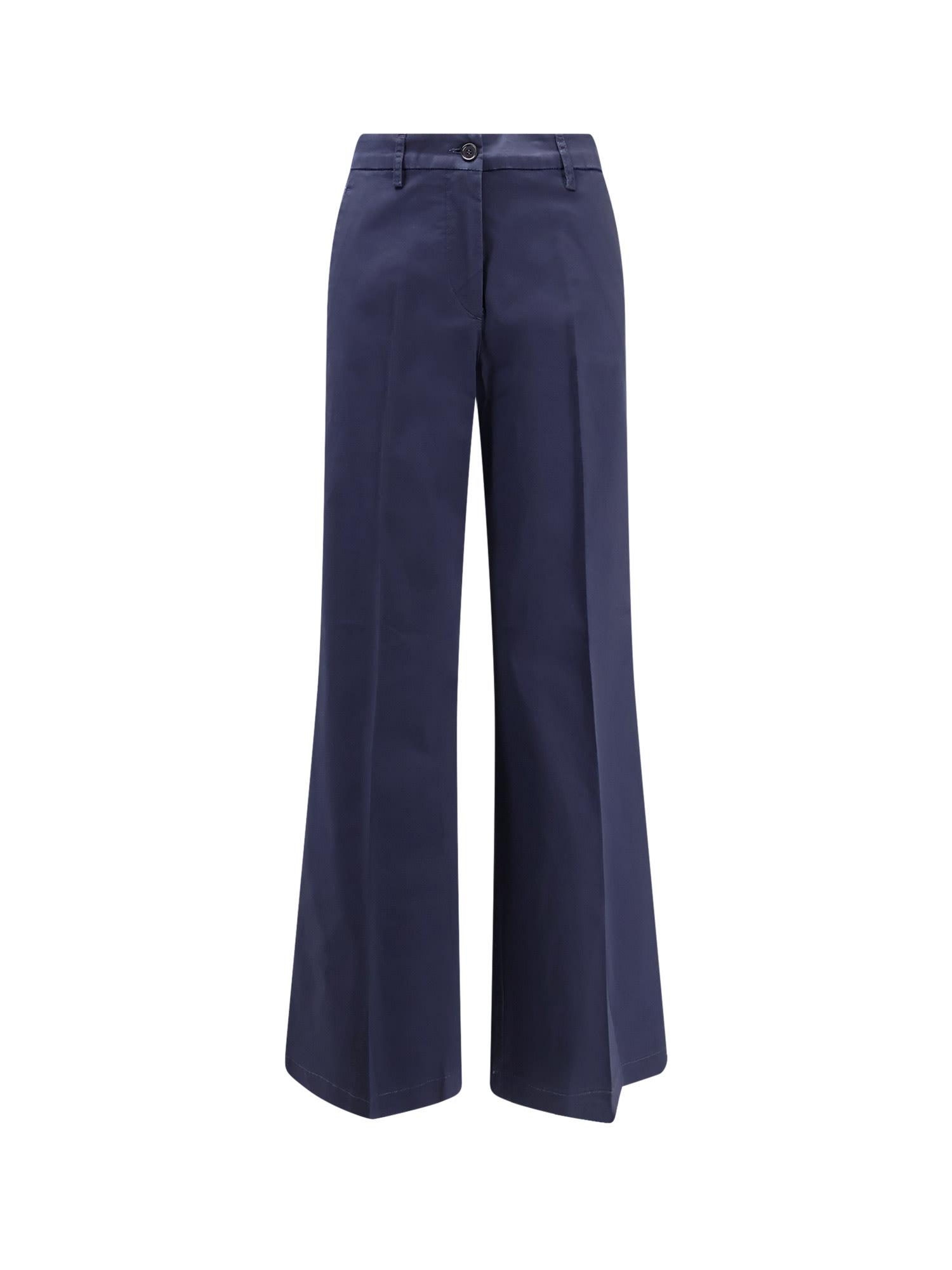 aspesi stretch cotton trousers