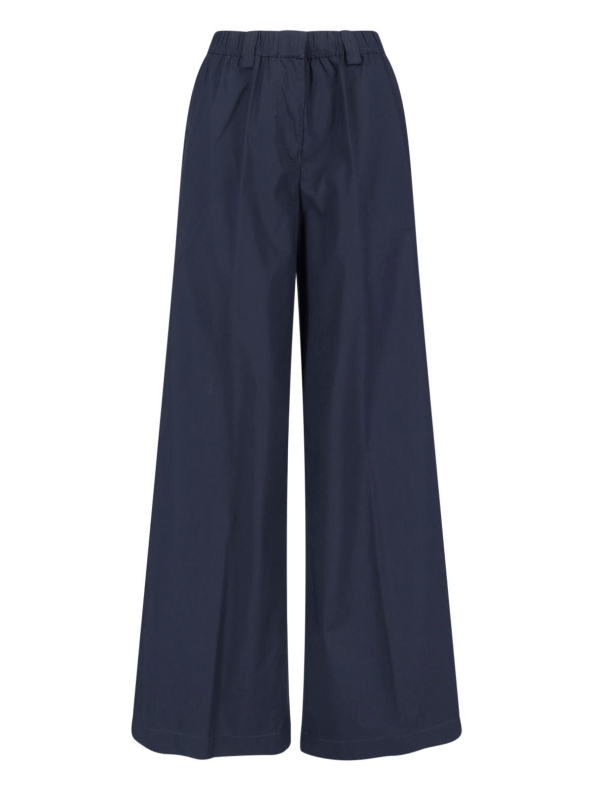 aspesi trousers blue cotton - women