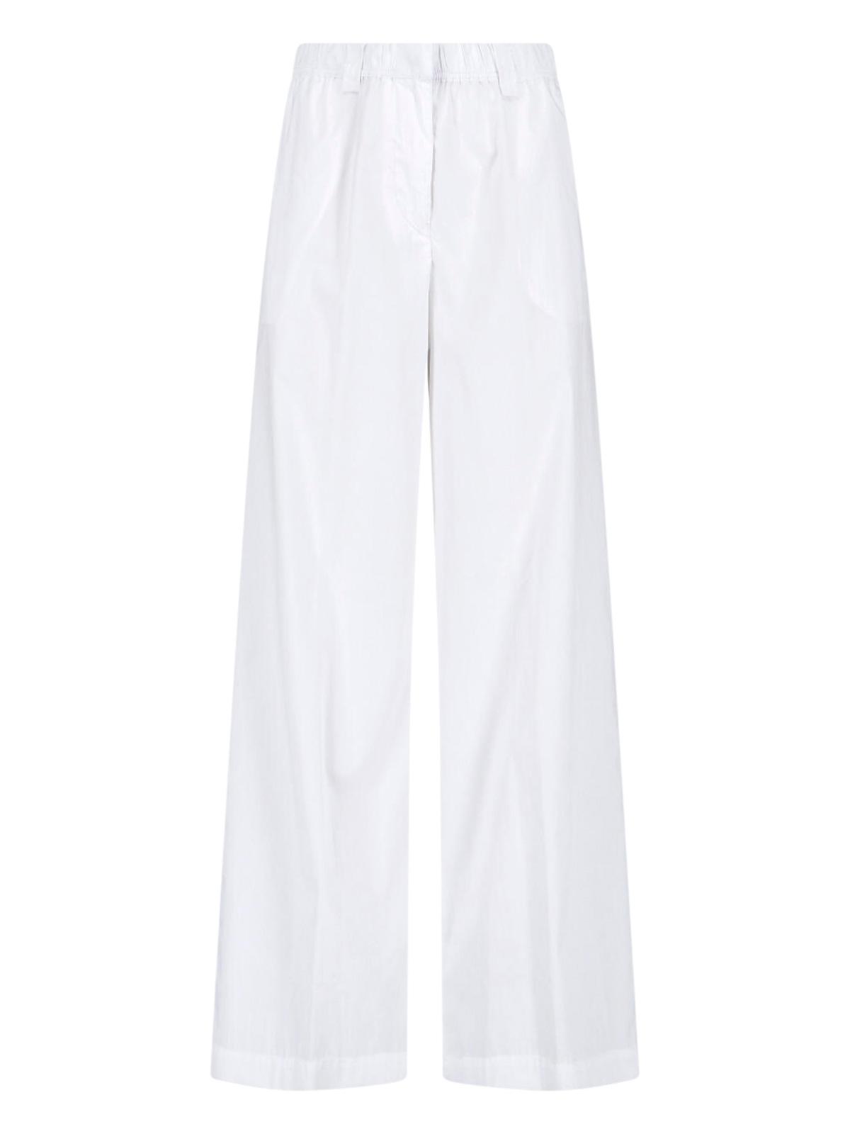 aspesi trousers white cotton - women