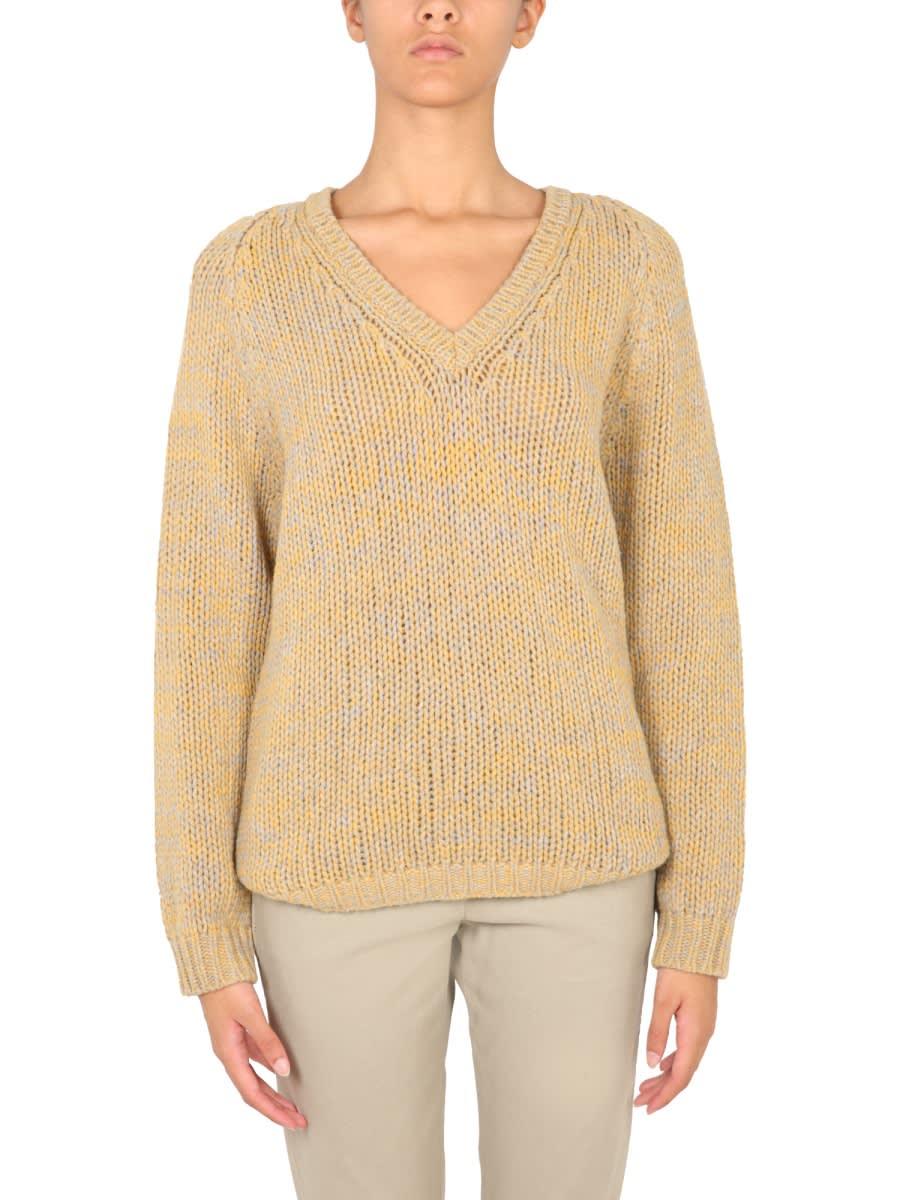 aspesi v-neck sweater