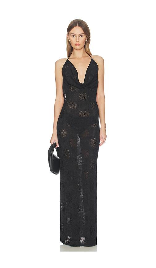 asta resort klara dress in black.