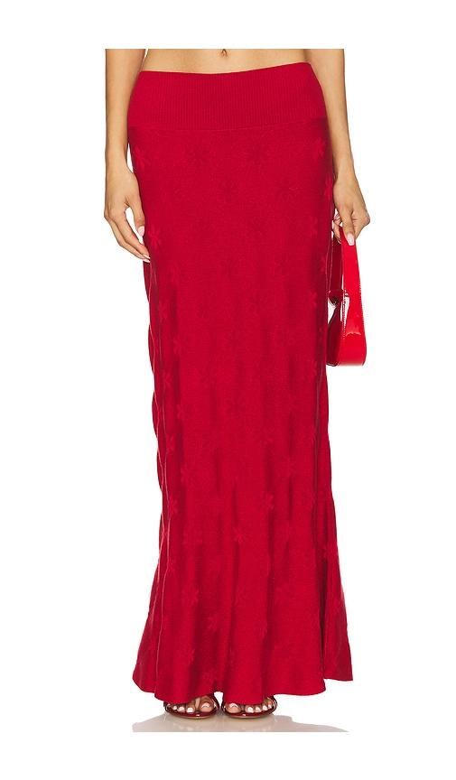 asta resort lorena skirt in red.