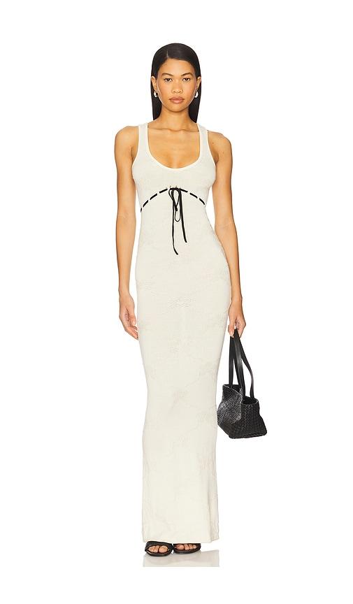 asta resort x revolve isadora maxi dress in ivory.