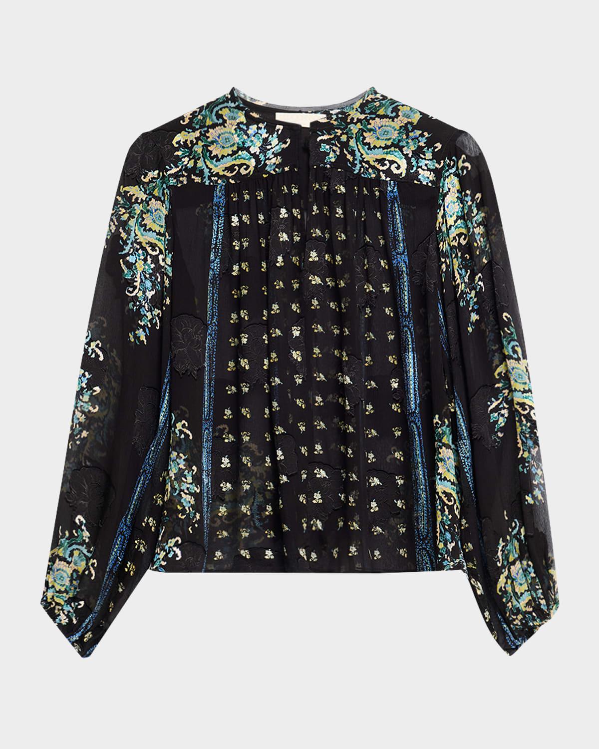aster long-sleeve blouse