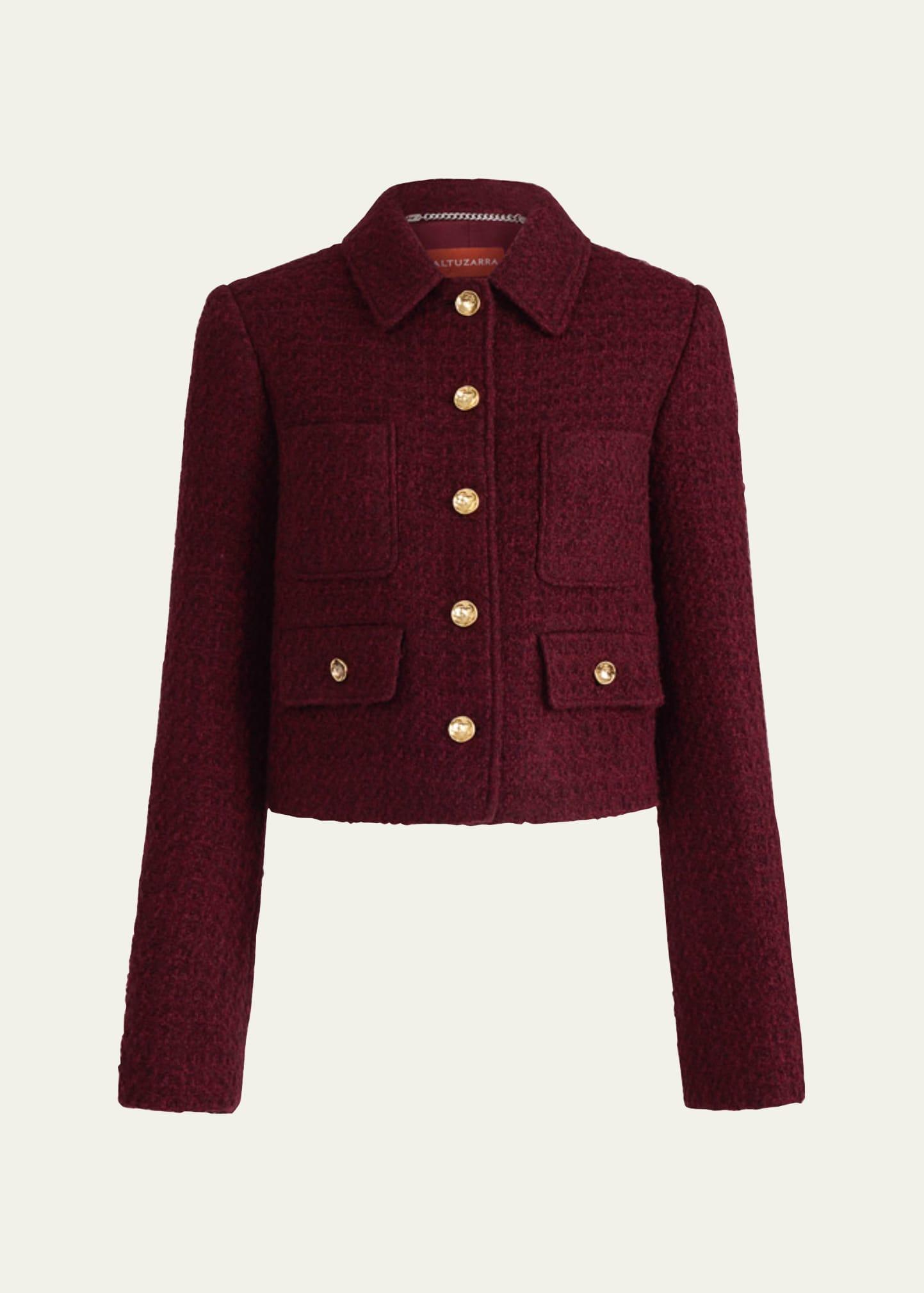 astley tweed single-breasted jacket