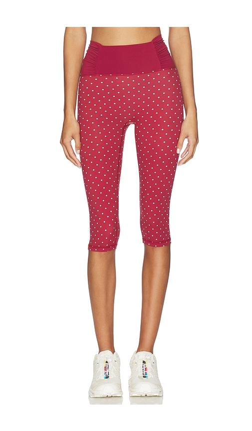 astoria capri legging in wine.