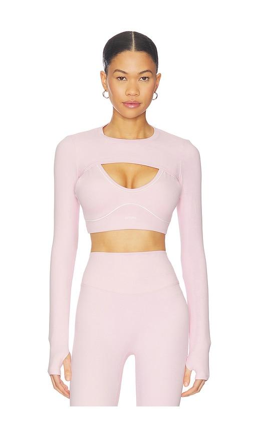 astoria shrug in blush.