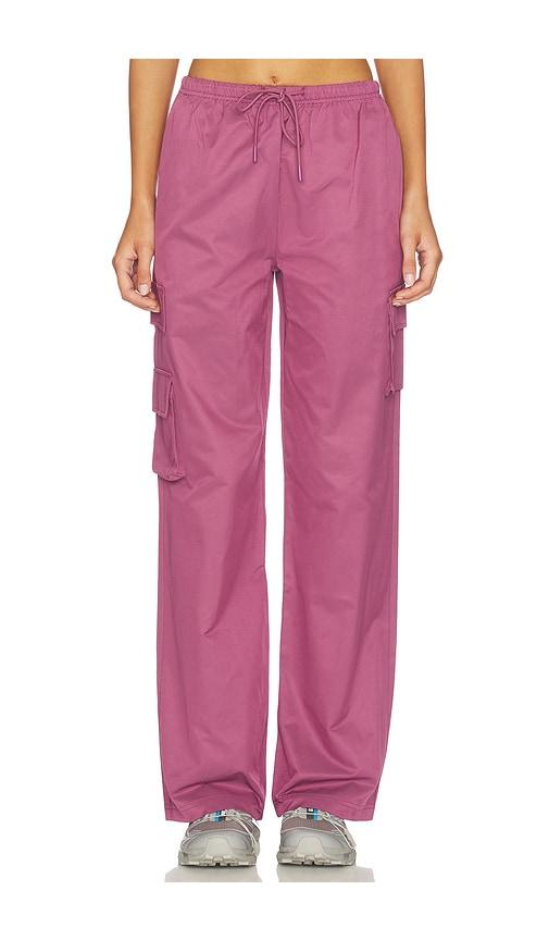 astoria wide leg pant in mauve.