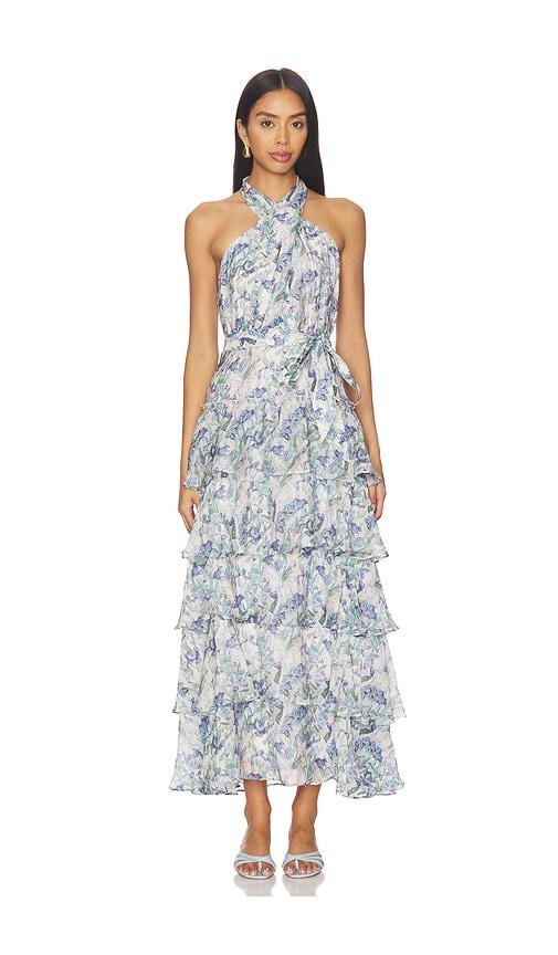 astr the label adamaris dress in blue.