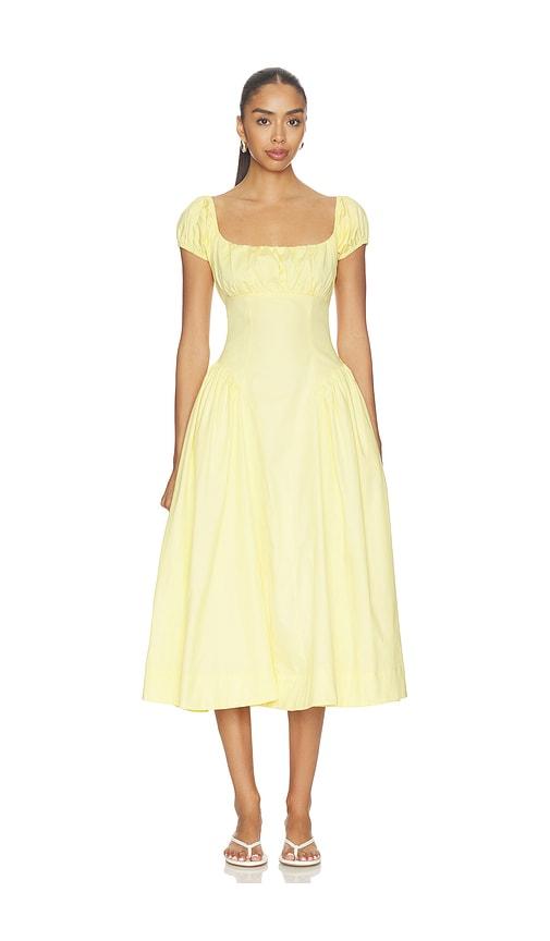 astr the label adilene dress in yellow.