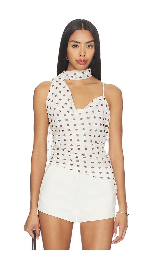 astr the label adrie top in cream.