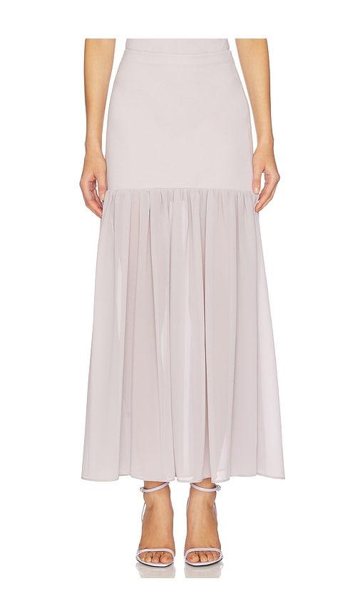 astr the label aloyse skirt in lavender.