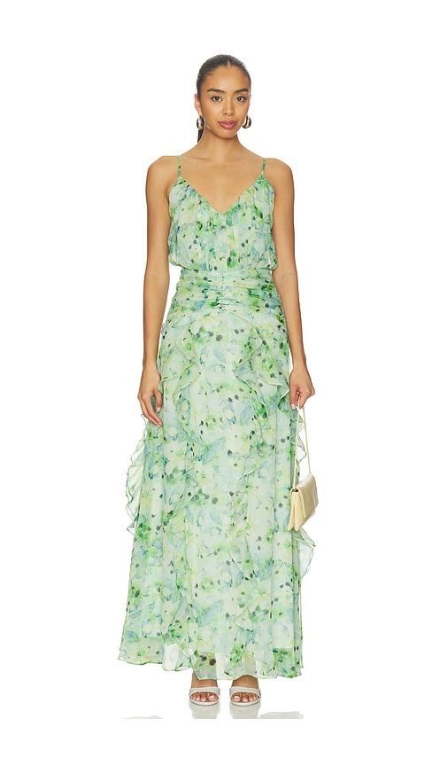astr the label brianna dress in green.