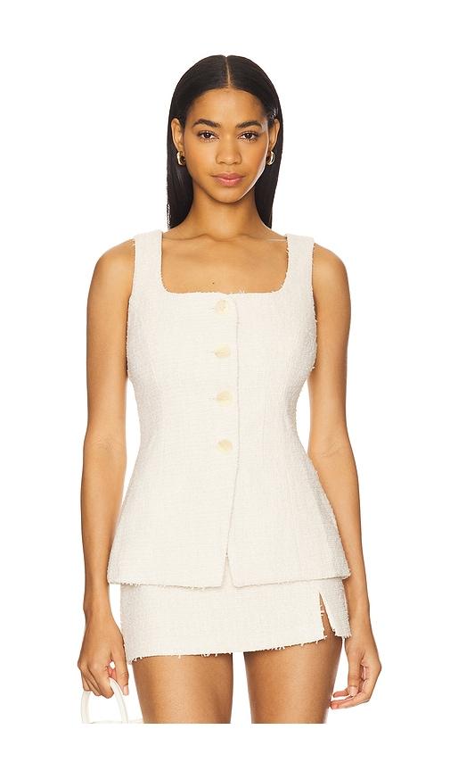 astr the label brunelle vest in neutral.