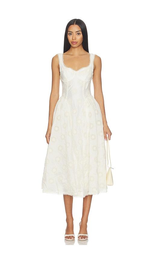astr the label caerwyn dress in cream.